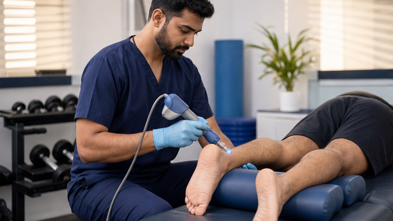 Shockwave Therapy at Dr. Naidu Hospital Yeleswaram Shockwave Therapy at Dr. Naidu Hospital Yeleswaram