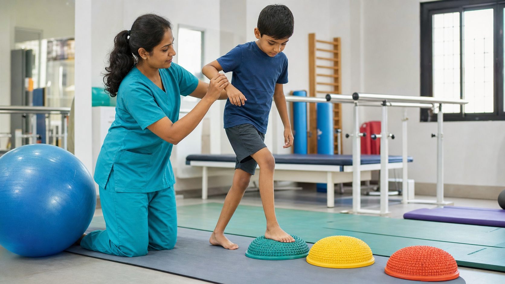 Pediatric Physiotherapy at Dr. Naidu Hospital Yeleswaram Pediatric Physiotherapy at Dr. Naidu Hospital Yeleswaram